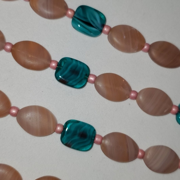 Pink-Green Double Bracelet - Picture 3 of 4